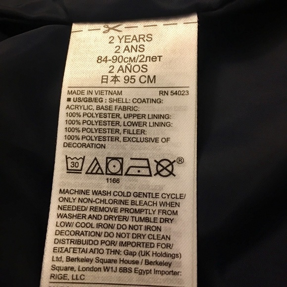 SOLD-Toddler Baby Gap Vest - Picture 3 of 5